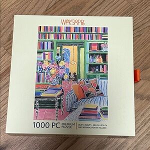 WerkShoppe Books & Bouquets | 1000 Piece Jigsaw Puzzle *new in box